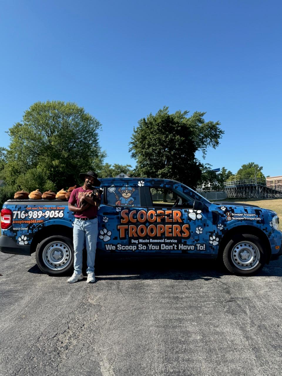 Scooper Troopers dog poop removal service