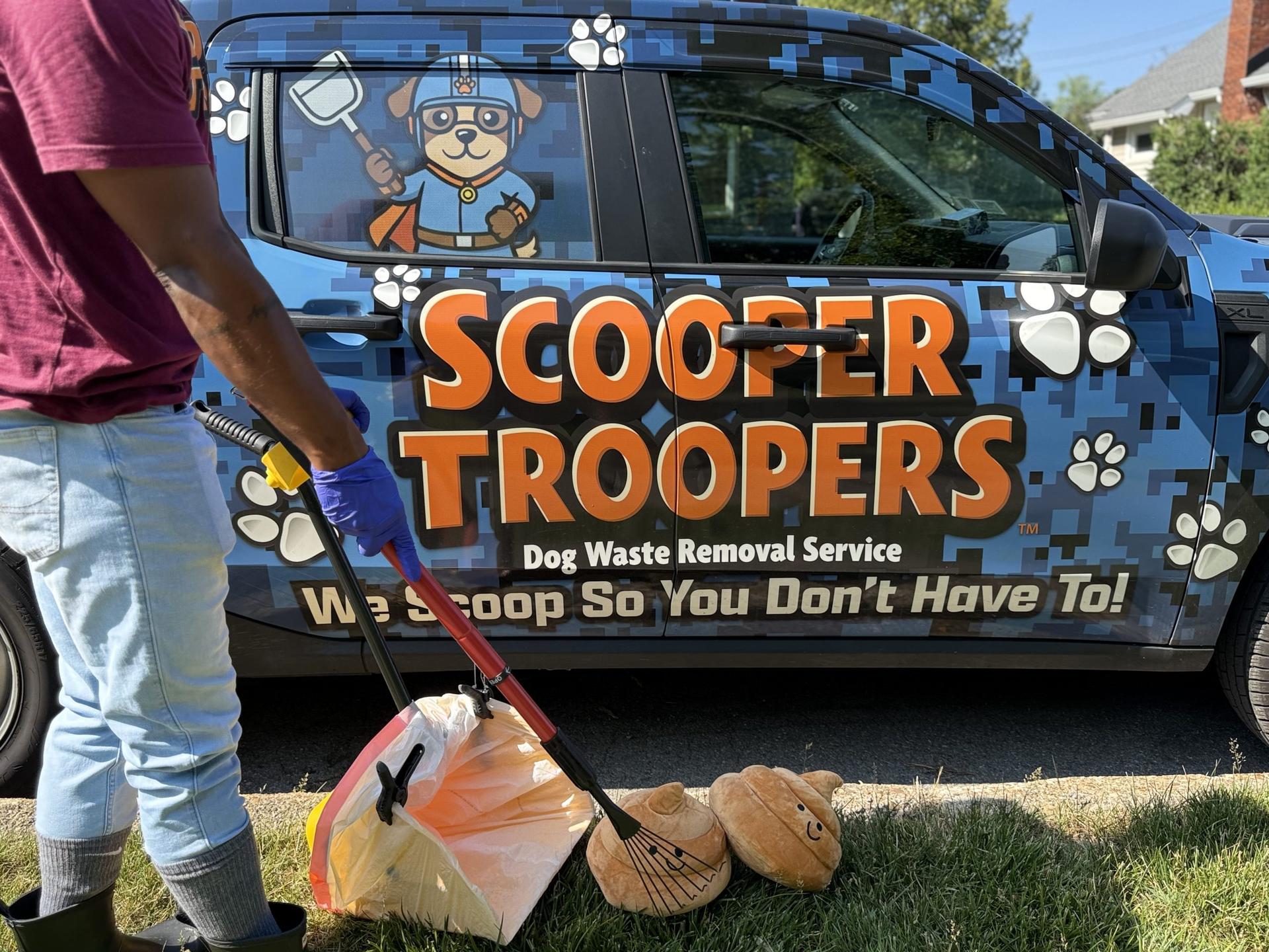 Scooper Troopers local dog waste removal service